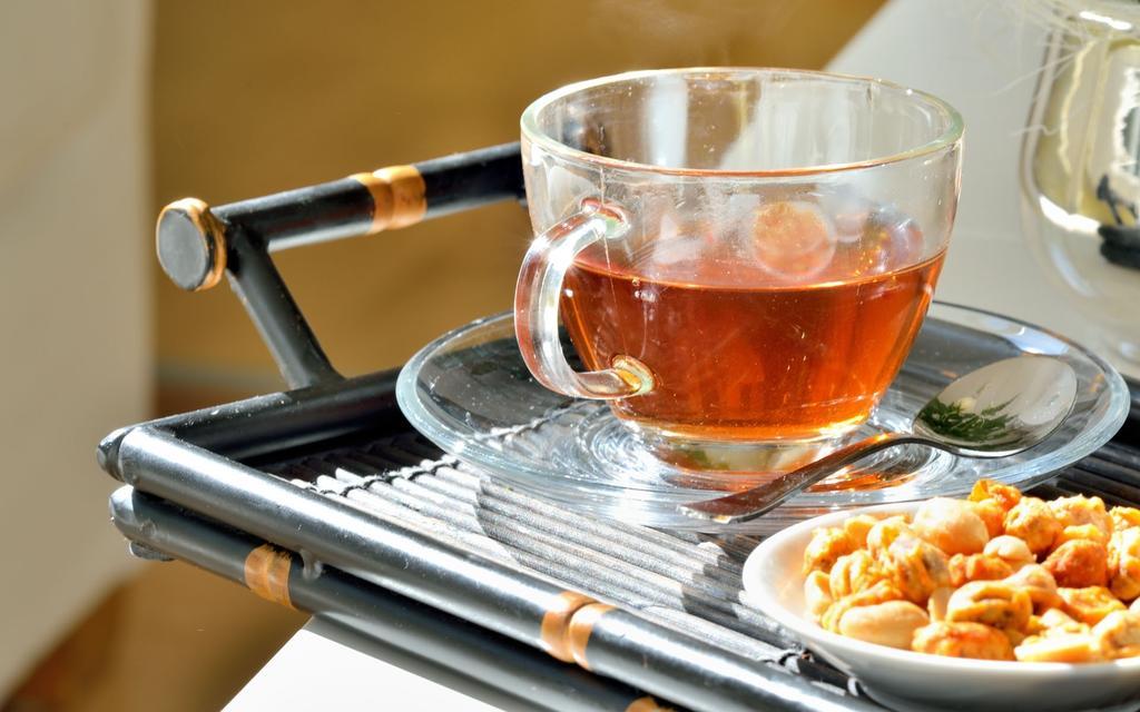 Privathotel Lindtner Hamburgo Exterior foto A cup of tea